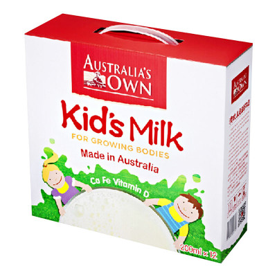 澳大利亚进口 澳牧 儿童成长牛奶 200ml*12盒\/