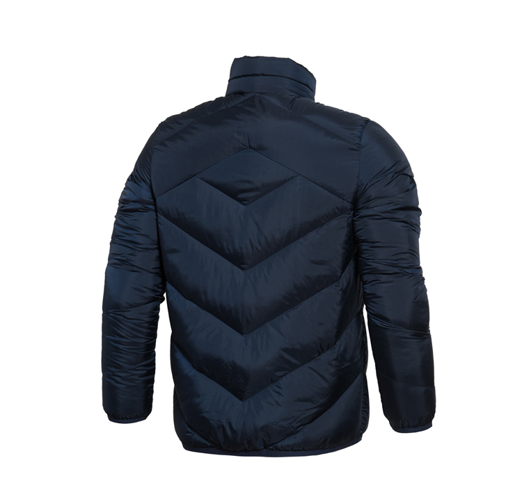 李宁短羽绒服男士韦德系列立领修身90%鹅绒运