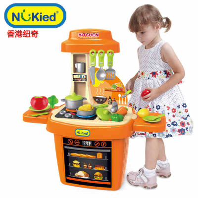 香港纽奇厨房游戏桶仿真儿童过家家玩具厨房玩