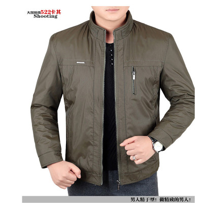 奥拼中年夹克2017新款40岁男装秋冬季外套加