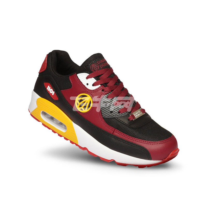 韩国paperplanes纸飞机 pp1101限量版休闲运动鞋男女情侣款 黑酒红黄