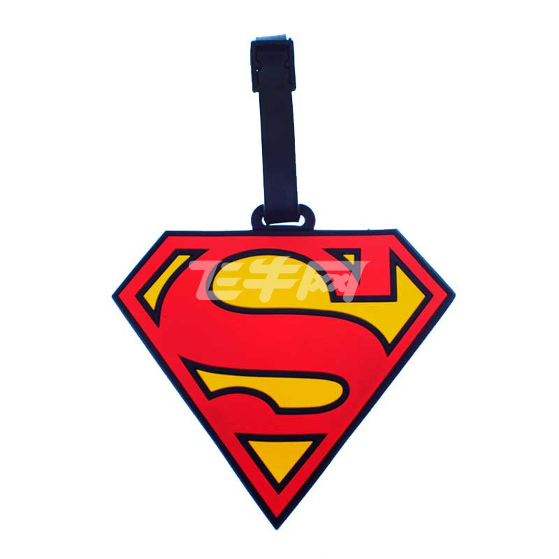 行李牌出差装备旅行箱包牌行李标签包牌托运箱牌可爱创意 超人标