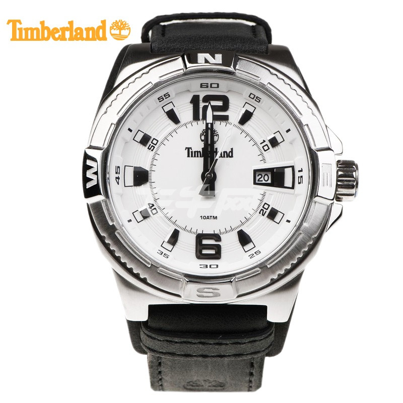 全球购 timberland/添柏岚/天伯伦石英表防水皮带男表tbl.14112js 04