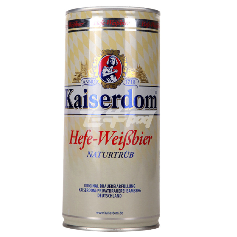 kaiserdom凯撒啤酒 德国啤酒 进口啤酒 德国啤酒 小麦白啤酒 1l×4
