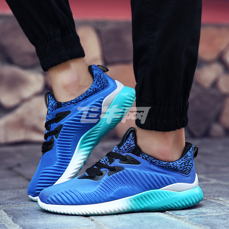 纽百伦运动男士休闲运动鞋飞织跑步鞋男轻便透气男鞋秋季潮鞋青少年网