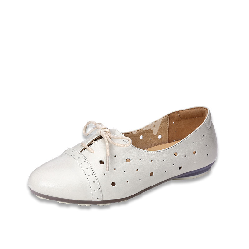 蜜娅莉miyayami舒软女式牛皮系带脚床鞋单鞋700801