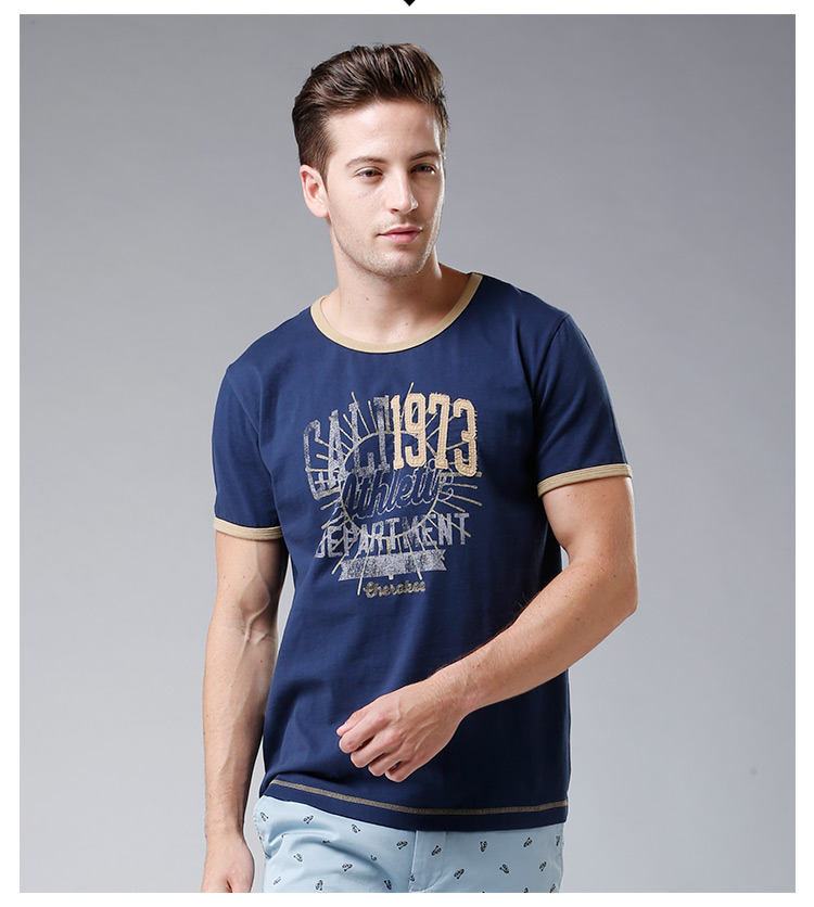 巧乐奇cherokeet恤短袖男夏款男贴布绣短袖t恤629387