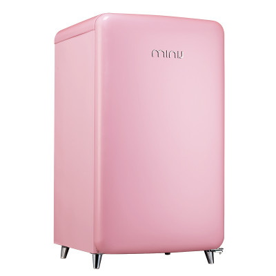 小吉minij bc-121fa 121l彩色复古家用节能冷藏冷冻单门小型冰箱冷藏